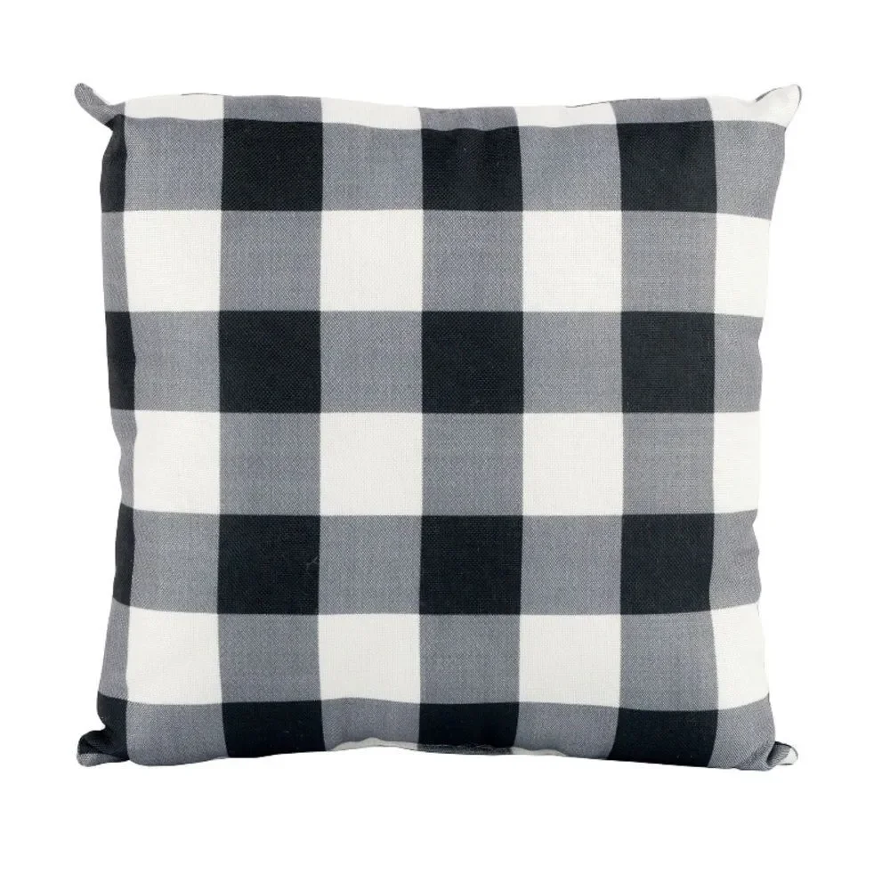Harvest Plaid Pumpkin Patch Farmhouse Truck Decorative Pillow Fall Halloween